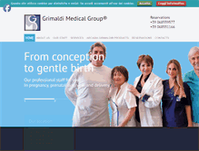 Tablet Screenshot of grimaldimedical.it